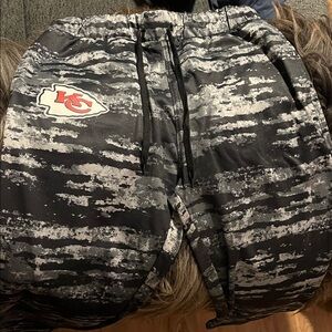 Kansas City Chiefs Black and Gray Sweatpants